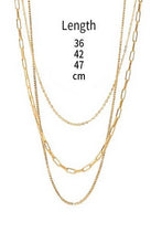 Load image into Gallery viewer, 18K STAINLESS STEEL TARNISH FREE LAYERED NECKLACE