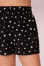 Load image into Gallery viewer, Black Polka Dot Shorts