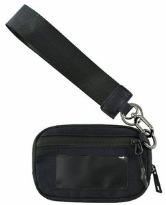 Nylon Zip Wallet W/ ID Window and Detachable Wristlet