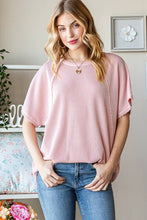 Load image into Gallery viewer, Solid Pink Urban Ribbed Top