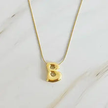 Load image into Gallery viewer, Balloon Letter Initial Necklace