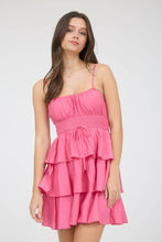 Load image into Gallery viewer, Dusty Fuchsia Ruffle Tiered Dress