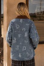 Load image into Gallery viewer, Denim Western Print Jacket