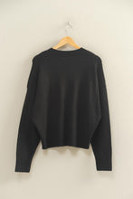 Load image into Gallery viewer, Black Crewneck Sweater