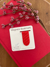 Load image into Gallery viewer, Red Magnetic Bookmark