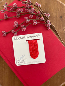 Red Magnetic Bookmark