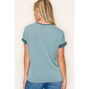 Dark Sage Terry Top
