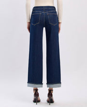 Load image into Gallery viewer, Vervet High Rise Cuffed Ankle Wide Jeans