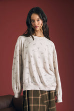 Load image into Gallery viewer, Cream Horse Western Motif Long Sleeve Top