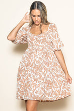 Load image into Gallery viewer, Peach Babydoll Dress