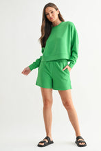 Load image into Gallery viewer, Green Wash Rib Sweater