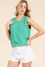 Load image into Gallery viewer, Green Ribbed Tank