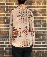 Load image into Gallery viewer, Western Tribal 1/4 Zip Sherpa Pullover