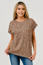 Load image into Gallery viewer, Mocha Leopard Print Top