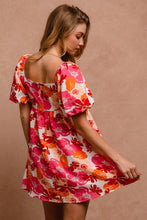 Load image into Gallery viewer, Floral Puff Sleeve Dress