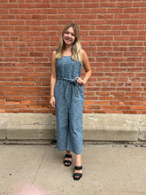Load image into Gallery viewer, Denim Leopard Print Overall