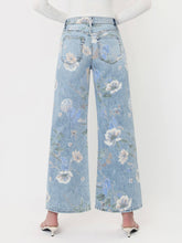 Load image into Gallery viewer, Vervet High Rise Floral Vintage Flare Jeans