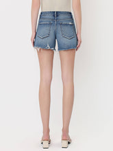 Load image into Gallery viewer, Vervet MID RISE STUDDED FRONT POCKET A LINE SHORTS