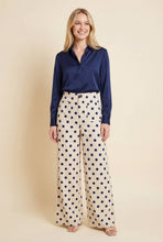 Load image into Gallery viewer, Polka Dot Wide-Leg Trouser Pants
