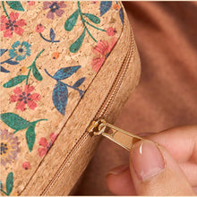Load image into Gallery viewer, Floral Cork Jewelry Storage Box