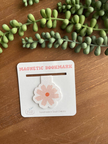 Flower Magnetic Bookmark