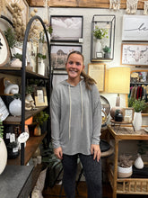 Load image into Gallery viewer, Heather Grey Brushed Hoodie