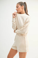 Load image into Gallery viewer, Black Laguna Dropped Shoulder Sweatshirt