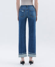 Load image into Gallery viewer, Vervet High Rise Cuffed Straight Jeans