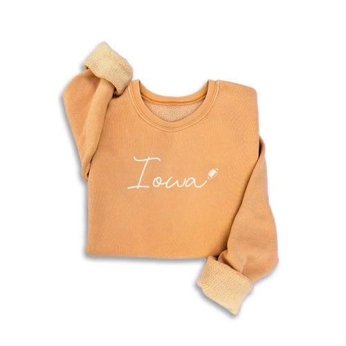 Mustard Iowa Mineral Sweatshirt