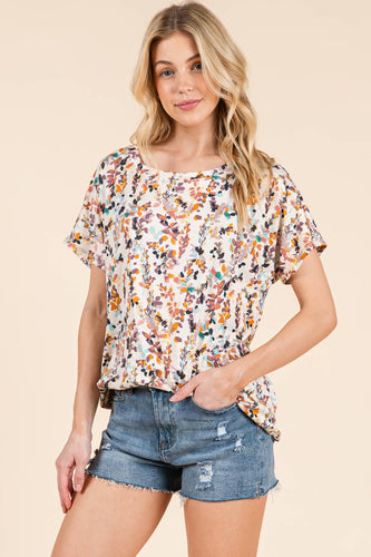Floral Short Sleeve Tee