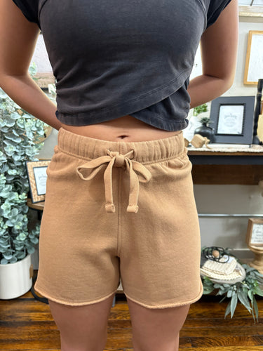 Mocha Malibu High-Rise Shorts