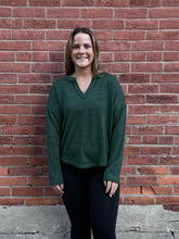 Load image into Gallery viewer, Forest Green Notch Top