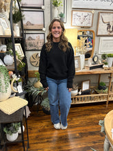 Load image into Gallery viewer, Black Crewneck Sweater