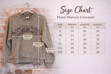 Load image into Gallery viewer, Olive Crew Floral Midwest Sweatshirt