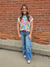 Load image into Gallery viewer, Floral Print Dolman Tank