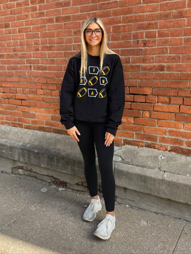 Iowa Football Crewneck Sweatshirt