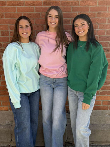 Fleece Relaxed Fit Oversized Sweatshirt
