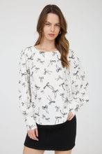 Load image into Gallery viewer, Bow Pattern Long Sleeve Top