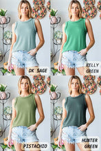 Load image into Gallery viewer, Dk Sage Urban Ribbed Tank