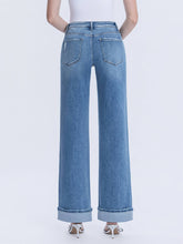 Load image into Gallery viewer, Vervet High Rise Full Length Cuffed Wide Leg Jeans