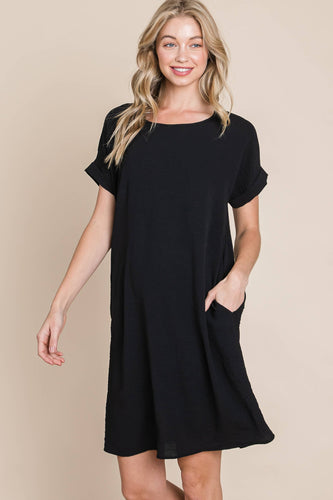 Black T-Shirt Dress