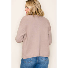 Load image into Gallery viewer, Taupe Collared Button Down Cardigan