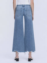 Load image into Gallery viewer, Vervet High Rise Raw Hem Slant Side Seam Wide Leg Jean