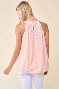 Blush Yoke Lace Tank