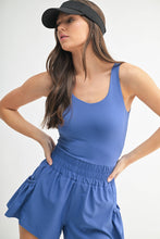 Load image into Gallery viewer, Blue Flounce &amp; Flow Romper