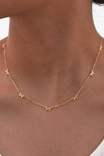 Load image into Gallery viewer, 18K STAINLESS STEEL TARNISH FREE BOW NECKLACE