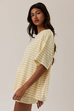 Load image into Gallery viewer, Yellow Stripe T-Shirt Top