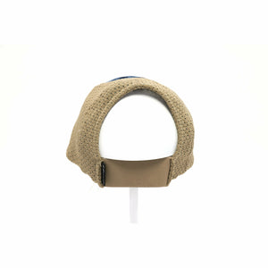 Denim Washed Camouflage Stretch Mesh High Pony CC Ball Cap