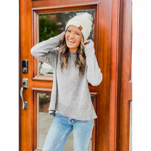 Load image into Gallery viewer, Classic Matching Fur Pom CC Beanie in Rose/Ivory