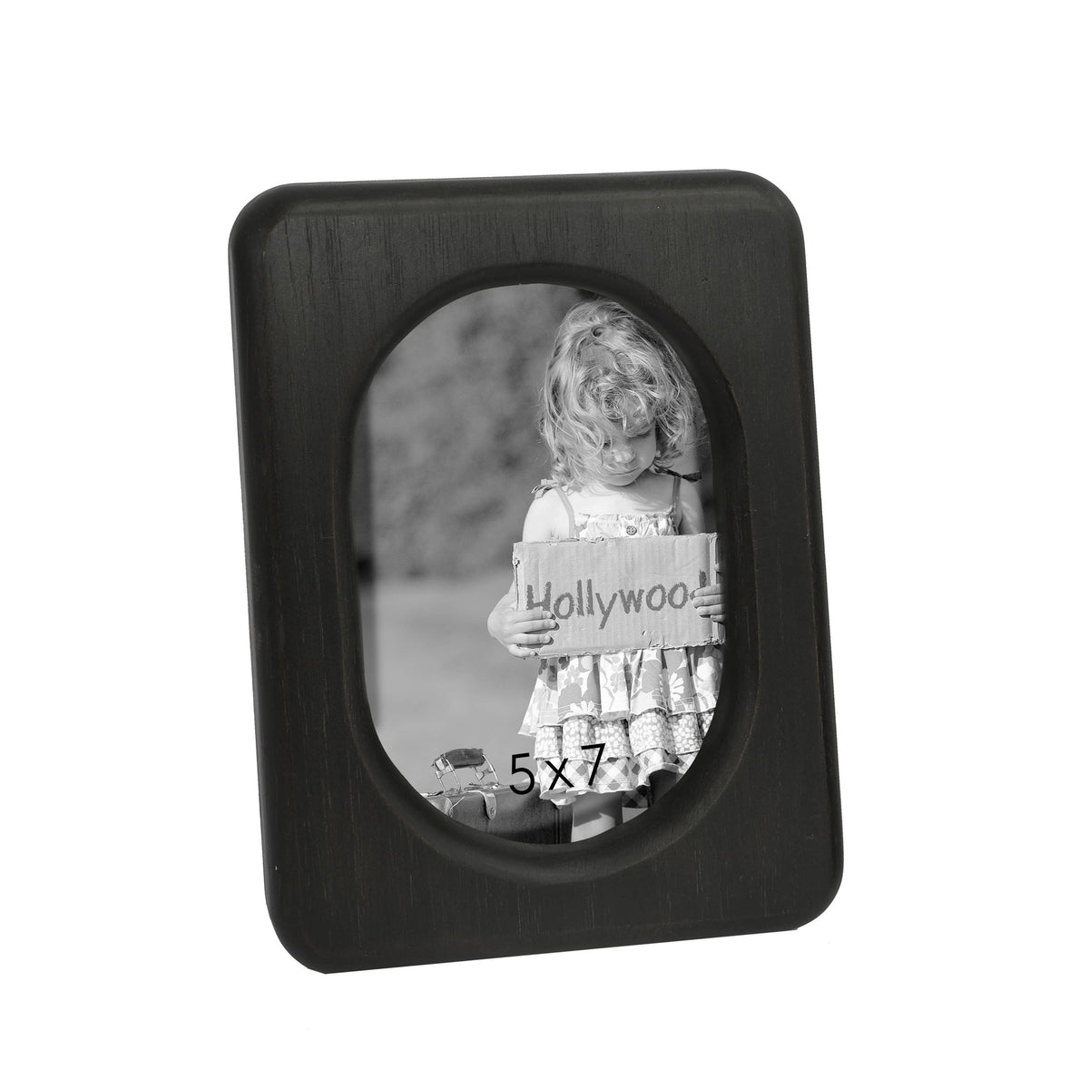 Black Rounded 5x7 Photo Frame – Gypsy Quarter